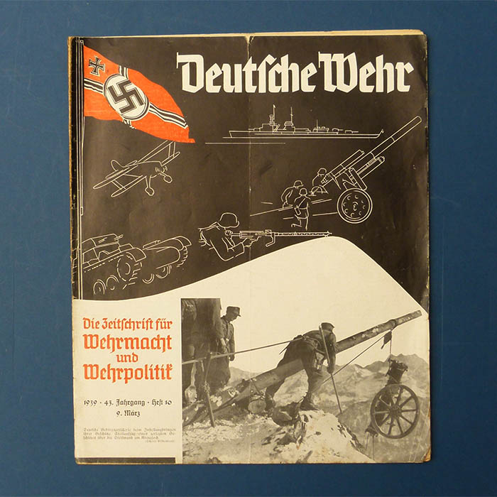Deutsche Wehr / Wehrmacht, Zeitschrift, 1939