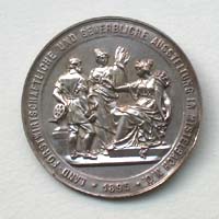 Auszeichnungs-Plakette / Medaille