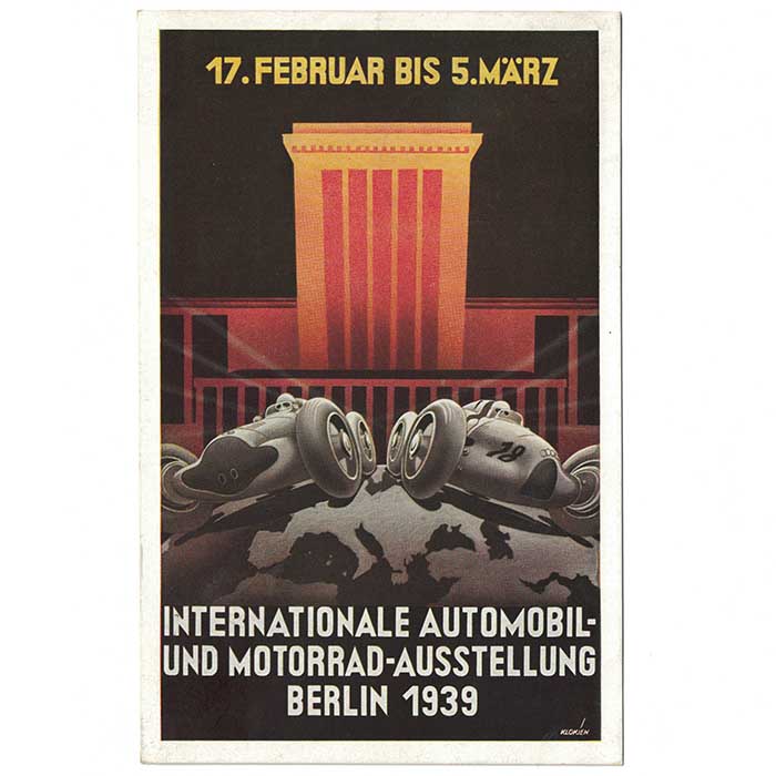 Internationale Automobil Ausstellung Berlin, 1939