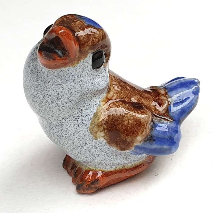 Vogel, Keramik, bemalt, kein Hersteller