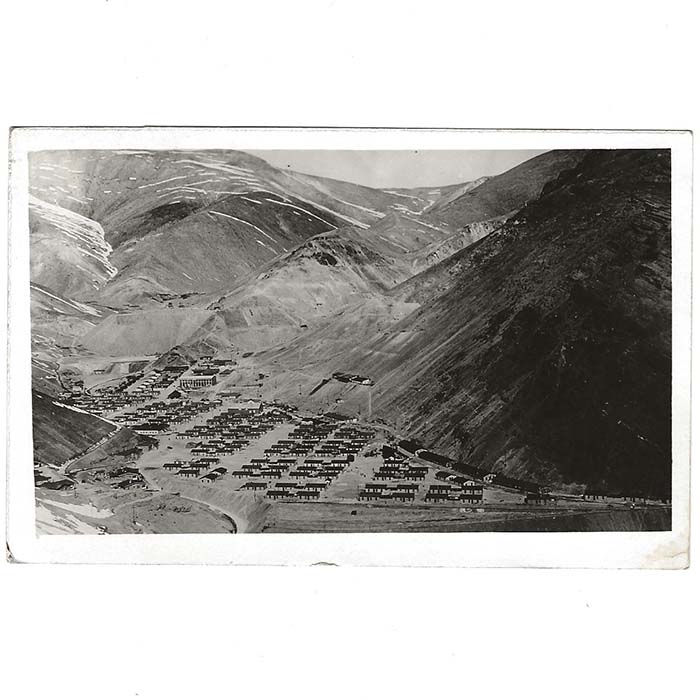 Kupferbergbau, Chile, Allargue, 1934, AK