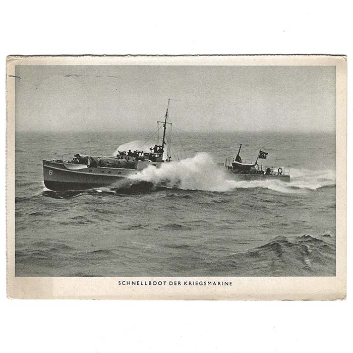 Schnellboot der Kriegsmarine, AK, 2. WK