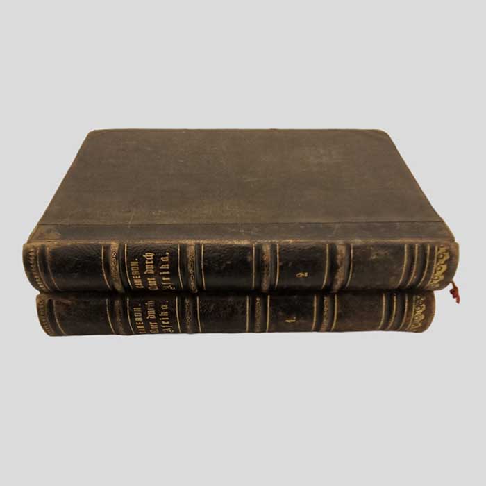 Quer durch Afrika, 1877, 2 Bände, Brockhaus