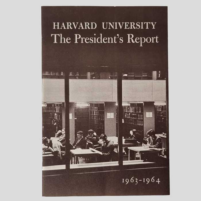 Harvard University, Jahrbuch, 1963-1964