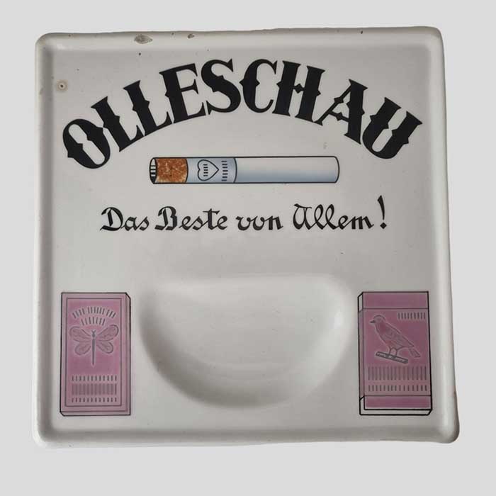 Olleschau, Zigarettenpapier, Zahlteller, Wilhelmsburg