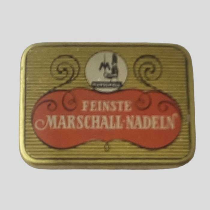 Feinste Marschall Nadel, Grammophon-Nadeldose