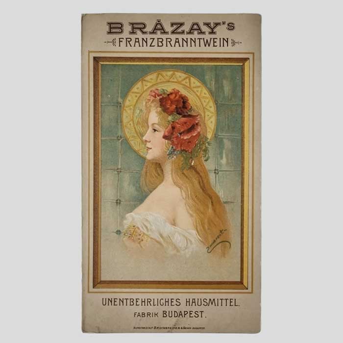 Brazay 's Franzbrandwein, Werbeprospekt, um 1900