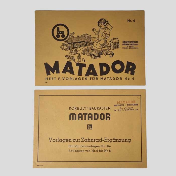 Matador, Korbulys Baukasten, Vorlage, 1960