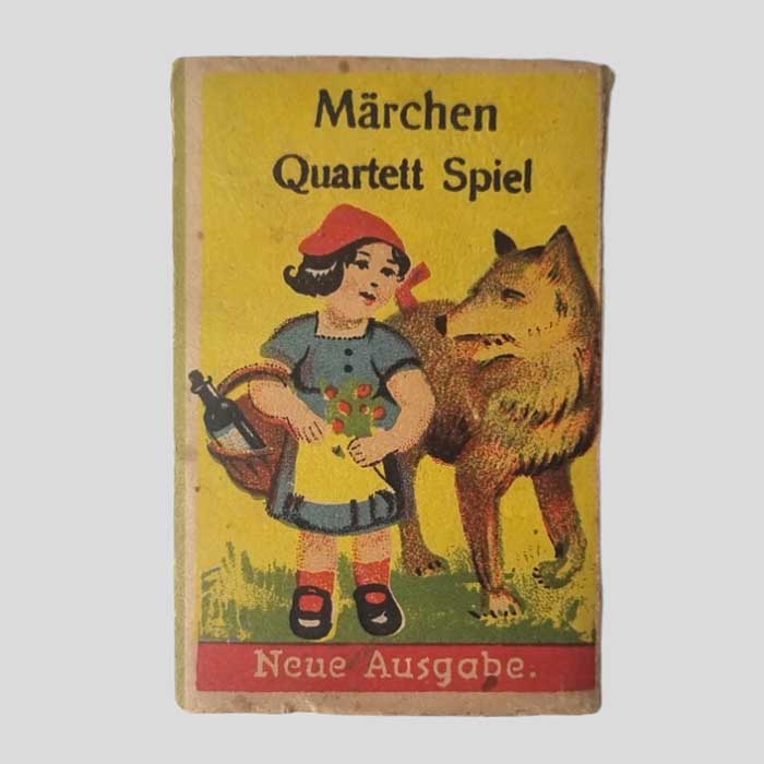Märchen Quartett, alte Spielkarten, um 1930