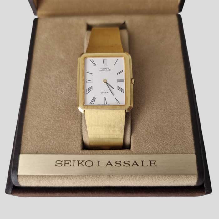 Seiko Lassale, Armbanduhr, unbenützt, Etui