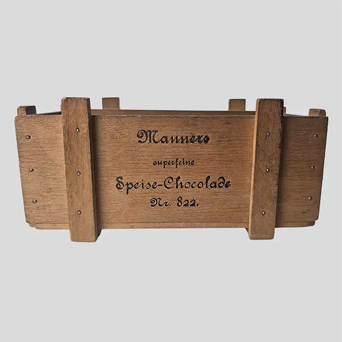 Manner, Holzkistchen, Speise-Chocolade