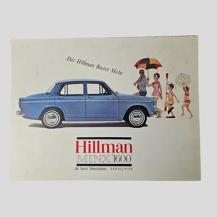 Hillman MINX 1600, Autoprospekt