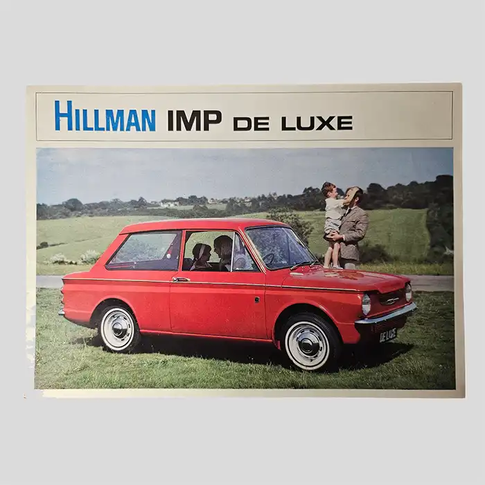 Hillman IMP DE LUXE, Autoprospekt