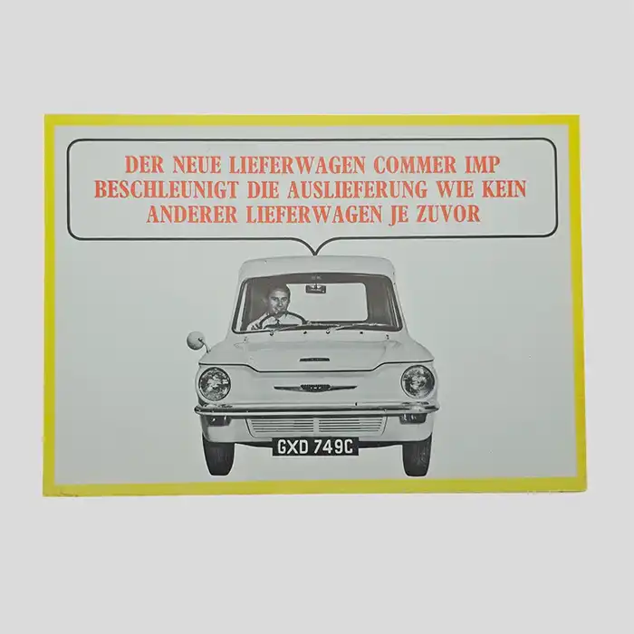 Commer, Lieferwagen, Autoprospekt