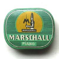 Marschall, piano, Grammophonnadel-Dose