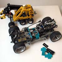 Lego Technik, Auto und Baufahrzeug