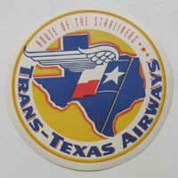 Trans-Texas-Airways, Label