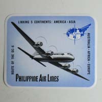 Philippine Air Lines, Label, Flugline