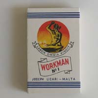 Workmann No 1, 10 Cigarettes, Joseph Licari Malta