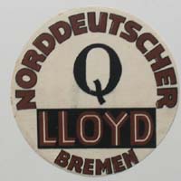 Norddeutscher Lloyd Bremen, Schiffahrtslinie, Label
