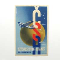 CSA - Czechoslovak Airlines, Fluglinie, Label