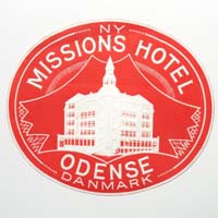 Missions Hotel, Odense, Dänemark, Hotel-Label