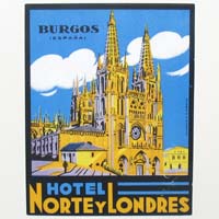 Hotel Norte y Londrès, Burgos, Spanien, Label