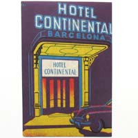 Hotel Continental, Barcelona, Spanien, Hotel-Label