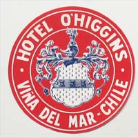 Hotel O'Higgins, Vina del Mar, Chile, Hotel-Label