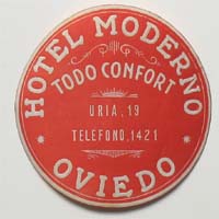 Hotel Moderno, Oviedo, Spanien, Hotel-Label