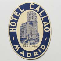 Hotel Callao, Madrid, Spanien, Hotel-Label