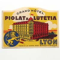 Grand hotel Piolat & Lutetia, Lyon, Hotel-Label