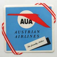 AUA - Austrian Airlines, Fluglinie, Label