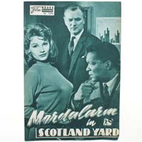 Mordalarm in Scotland Yard, Filmprogrammheft