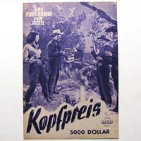 Kopfpreis 5000 Dollar, Filmprogramm, 1953