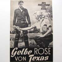 Gelbe Rose von Texas, Filmprogramm