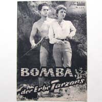 Bomba, der Erbe Tarzans, Filmprogramm