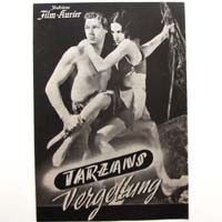 Tarzans Vergeltung, Johnny Weissmüller, Filmprogramm