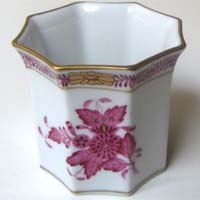 Porzellan Vase, Herend, handgemalt