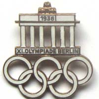 Anstecknadel, XI. Olympiade Berlin, 1936