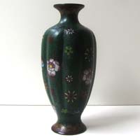 kleine Cloisonné Vase, Asiatika, um 1900