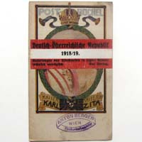 Postbüchel für das Jahr 1919, Kaiser Karl & Zita