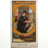 Postbüchel für das Jahr 1909, Zug-Motiv