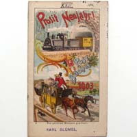 Postbüchel für das Jahr 1903, Zug-Motiv