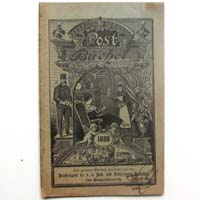 Postbüchel für das Jahr 1889