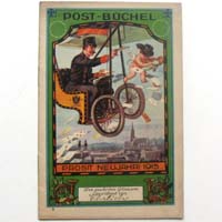 Postbüchel für das Jahr 1915, fliegendes Auto