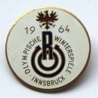 Olympische Spiele Innsbruck, 1964, Button