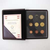EURO Kleinmünzensatz 2003, Proof Set, Österreich