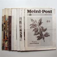 Meinl-Post, Kundenzeitschrift, 33 Hefte, 1954 bis 1962