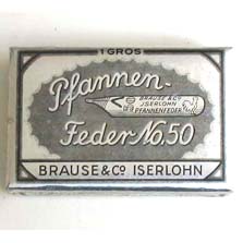 Pfannen Federn No. 50, Brause & Co